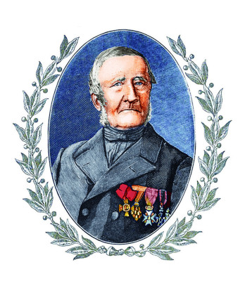 Portret Jana Dzierżona - popiersie (rycina)