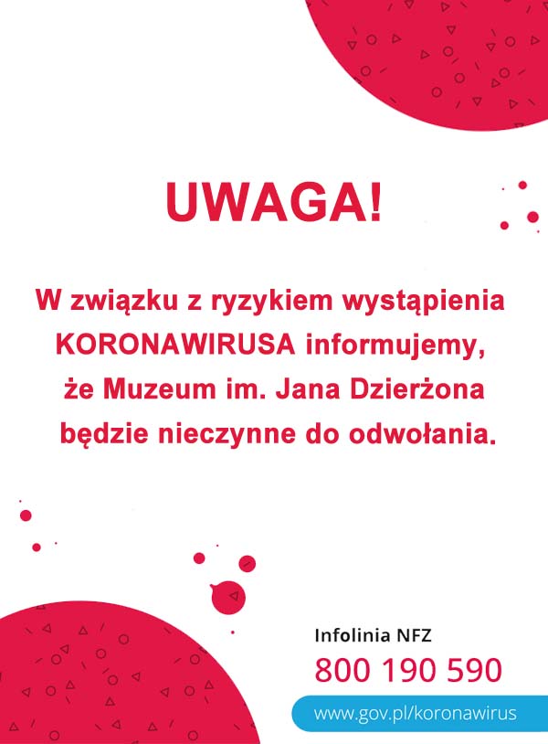 Muzeum zamknięte dla zwiedzających do odwołania