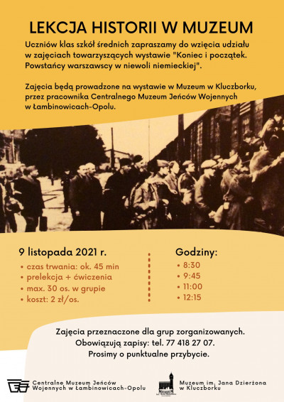 9 listopada - lekcje historii dla uczniów szkół średnich