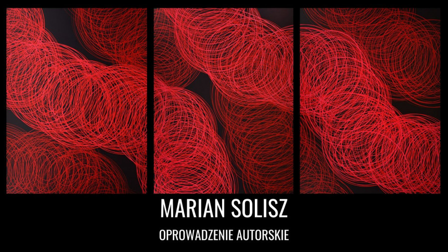 Plakat wydarzenia - oprowadzanie autorskie po wystawie