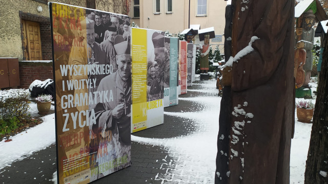Fragment ekspozycji plenerowej