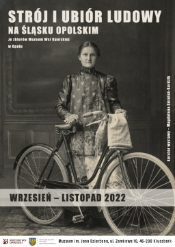 Strój i ubiór ludowy na Śląsku Opolskim - plakat ekspozycji
