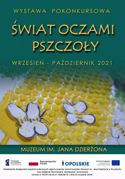 Świat oczami pszczoły - plakat wystawy