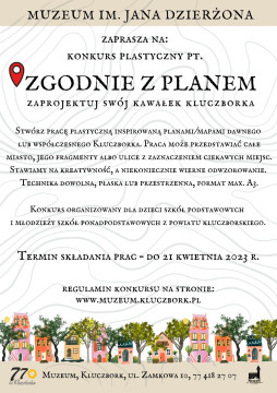 Zgodnie z planem - konkurs plastyczny